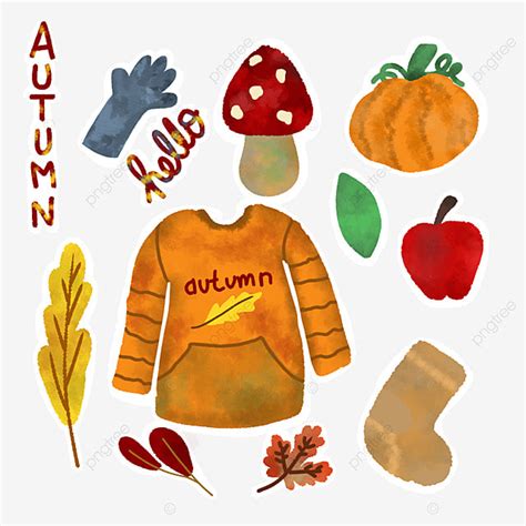 Autume Png Transparent Autum Sticker Simple Cute Autumn Element