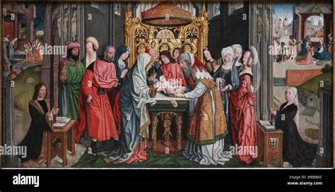 The Circumcision Of Christ 1500 10 By Meister Der Heiligen Sippe