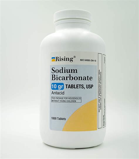 Rising Pharma Sodium Bicarbonate 650mg Antacid Used For Acid