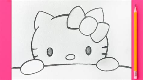 🐱 Dibujo Fácil – Cómo Dibujar a Hello Kitty Paso a Paso a Lápiz