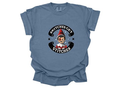 Snitches Get Stitches Elf On A Shelf Etsy