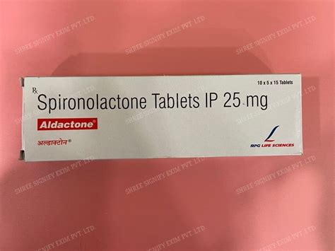 Aldactone Spironolactone Tablet Non Prescription Treatment High