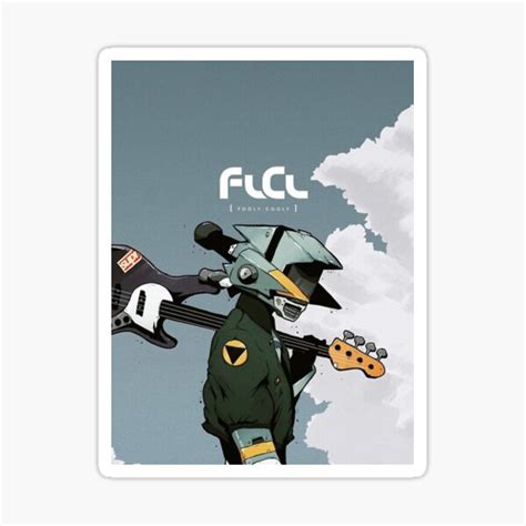 Flcl Anime Sticker For Sale By Salasjanet Redbubble