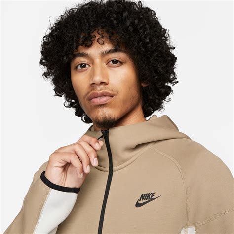 Nike Tech Fleece Erkek Krembeyaz Eşofman Üstü Erkek Hoodie 5399774