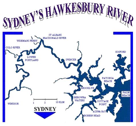 Hawkesbury River Map