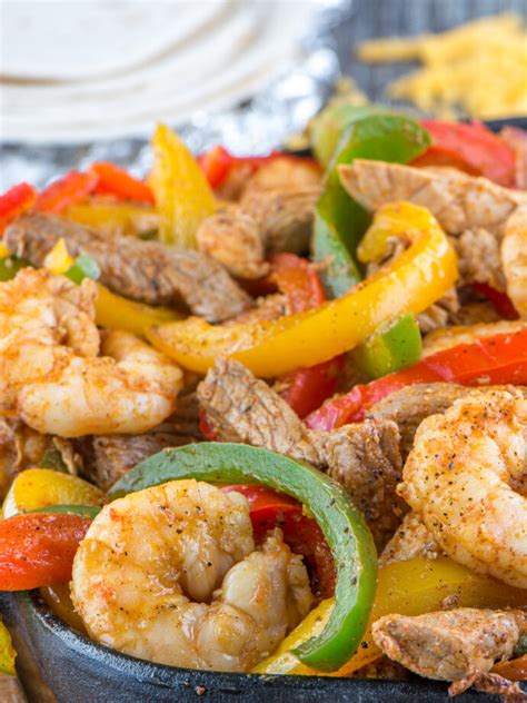 Chicken Steak And Shrimp Fajitas Simple Revisions