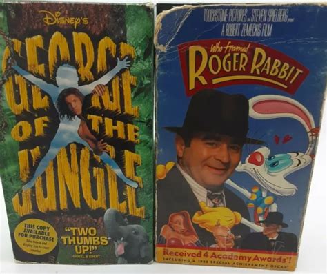 Vhs Bundle Disney George Of The Jungle Vhs Tape Roger