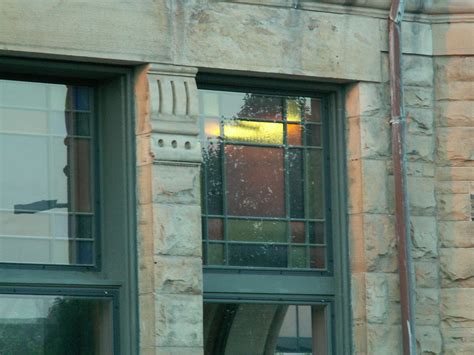 Old City Hall Stained Glass Window Of Which There Are Ma Cindy Funk Flickr