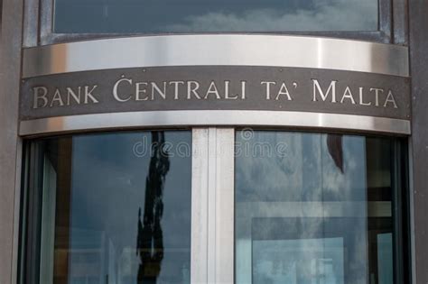 Malta Valletta Central Bank Of Malta Editorial Photography Image Of