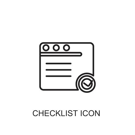 Premium Vector Checklist Vector Icon Icon