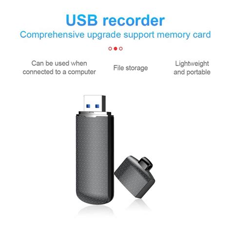 Digital Usb Voice Recorder Portable U Disk Shaped Audio Sound Recorder Dictaphone Voice