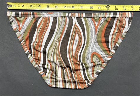 Vintage 80s String Bikini Tanga Brief Underwear Stri… Gem