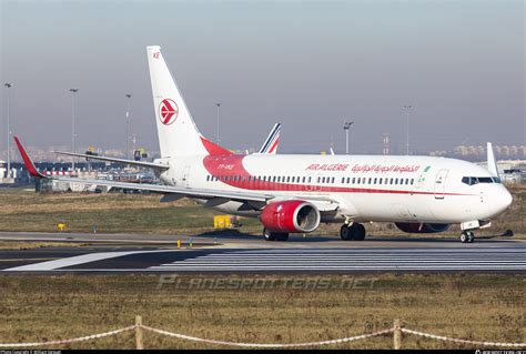 7t Vke Air Algérie Boeing 737 8d6wl Photo By William Verguet Id