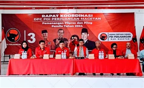 Dpc Magetan Rakor Pemenangan Pilpres Dan Pileg Dpd Pdi