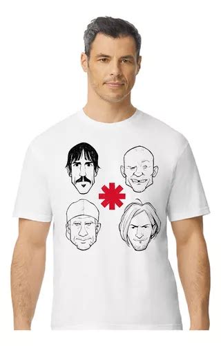 Red Hot Chili Peppers Faces Polera Cuotas Sin Inter S
