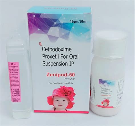 Cefpodoxime Mg Clavulanic Acid Mg Oral Suspension With Water