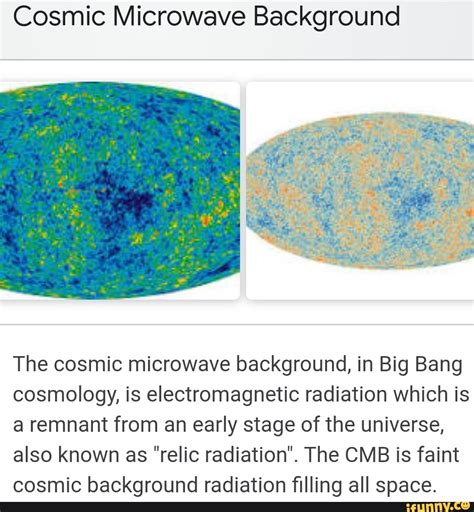 Cosmic Microwave Background The cosmic microwave background, in Big Bang cosmology, is ...