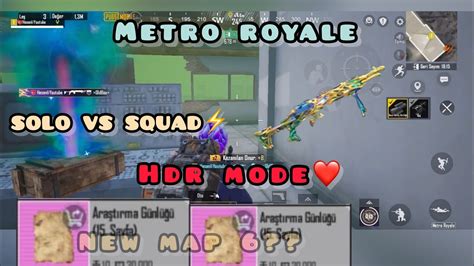 Metro Royale No Bug No Glitch Hdr Mode Solo Vs Squad Game Hdr Mode