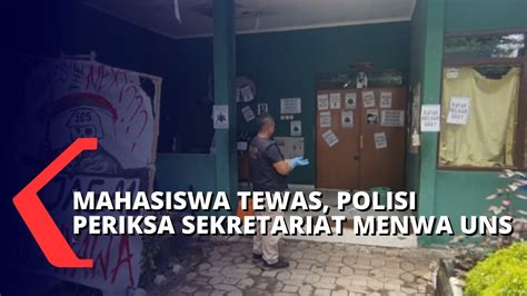 Polisi Cari Bukti Tambahan Atas Tewasnya Mahasiswa Uns Dalam Kegiatan