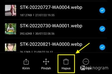 Cara Menghapus Stiker Wa Yang Tersimpan Banyak Sekaligus