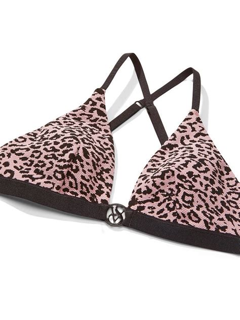 Wild Wanderer Geniş Üçgen Bikini Üstü Leopar VS Victoria s Secret Swim