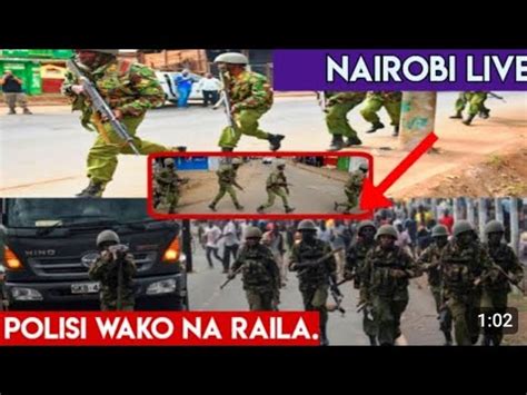 RUTO KWISHA HAPPENING NOW AS POLICE JOINS RAILA IN MAANDAMANO YouTube