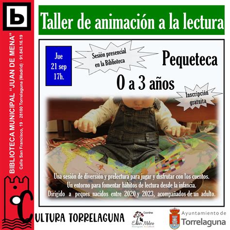 Talleres de animación a la lectura Ayuntamiento de Torrelaguna