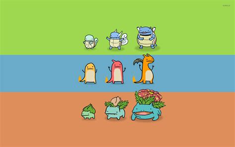 Pokemon evolution wallpaper - Minimalistic wallpapers - #14993