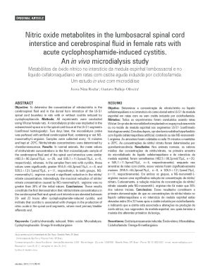 Fillable Online Apps Einstein Nitric Oxide Metabolites In The