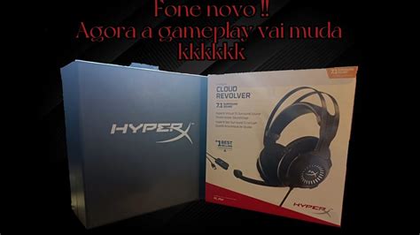 Estreando O Meu Novo Fone Hyperx Cloud Revolver S Agora A