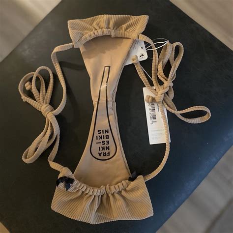 Tia Ribbed Bikini Bottom Sexy And Slimming With A Depop