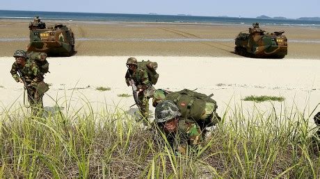 South Korean Marine Corps Action During Editorial Stock Photo - Stock ...