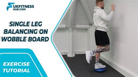 Exercise Tutorial 1 Leg Balancing On Proprioception Disc Wobble Board