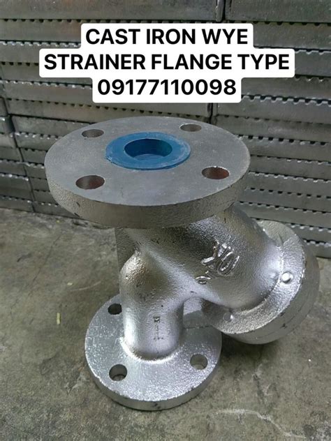 Cast Iron Wye Strainer Flange Type Commercial Industrial