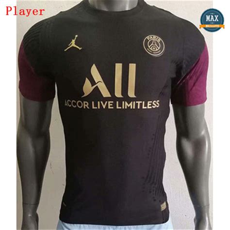 Max Maillots Player Version Psg Noir Jordan