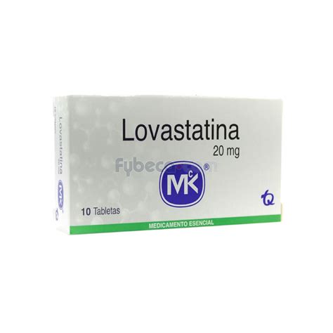 Lovastatina Mk Tabs 20 Mg C 10 Suelta Fybeca