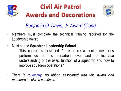 PPT - Civil Air Patrol Awards and Decorations PowerPoint Presentation ...