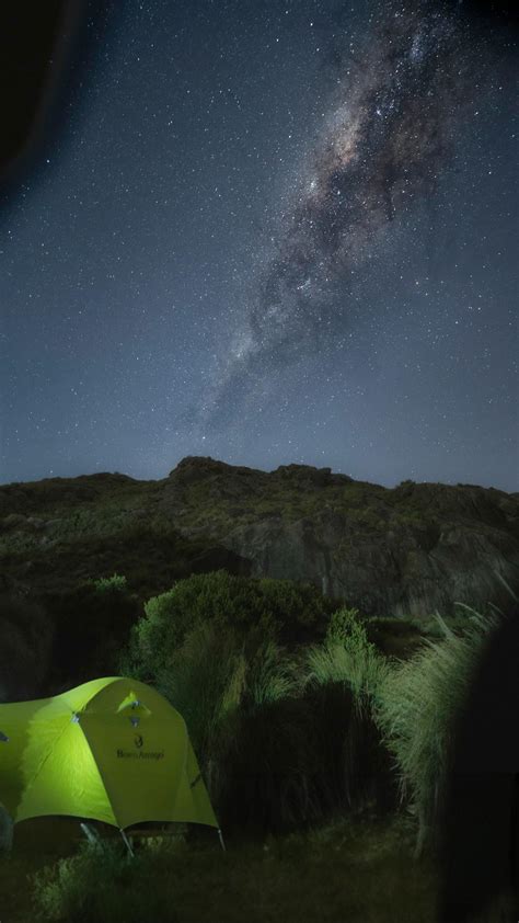 Two Lighted Dome Tent During Nighttime · Free Stock Photo