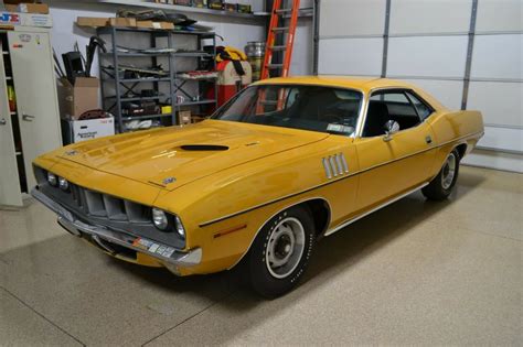 1971 Cuda 340 Autooriginal 50k Miles Rare El5 Bahama Yellow Nice