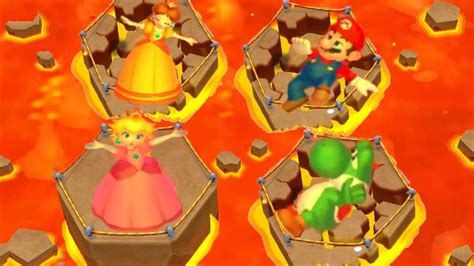 Mario Party Island Tour Minigames Peach Vs Daisy Vs Yoshi Vs Mario