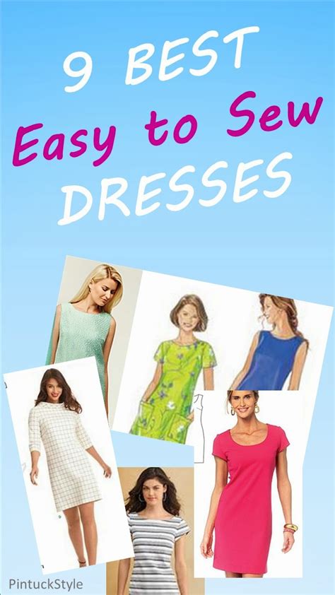 Pintucks: 9 Best Dress Patterns for Beginners: Easy to Sew