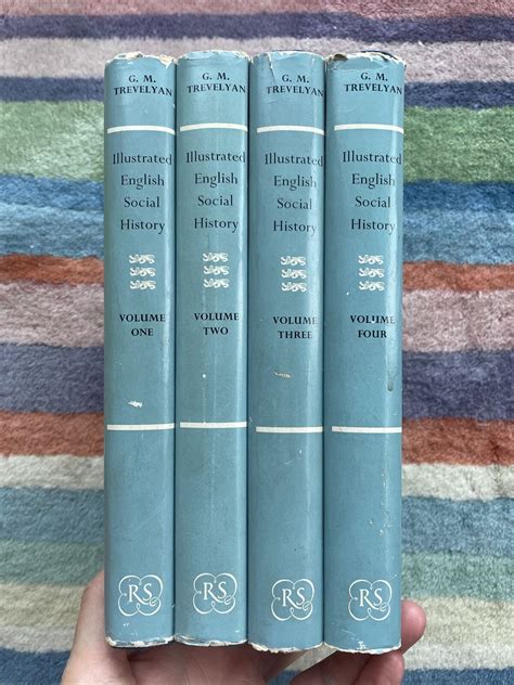 Illustrated English Social History - G M Trevelyan 4 volumes ...