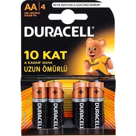 Duracell Alkalin Aa Kalem Pil L Paket Duvar Saat Pili Fiyat