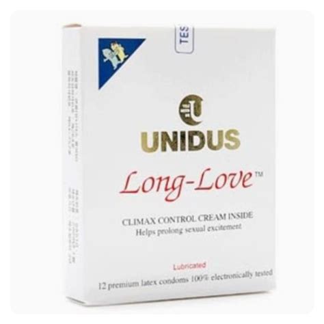 Unidus 24p CLIMAX CONTROL Condom LONG LOVE Prolong Sex Lubricant Thin