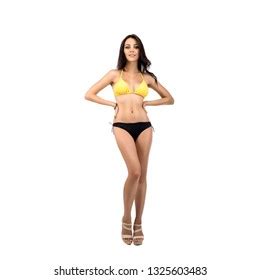 Beautiful Sexy Brunette Girl Posing Bathing Stock Photo 1325603483 Shutterstock