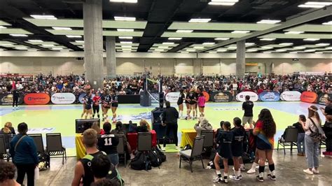 Massive Crowd At The Transpacific Volleyball Championships Youtube