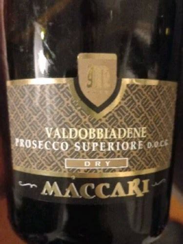 Maccari Valdobbiadene Prosecco Superiore Extra Dry Vivino Australia