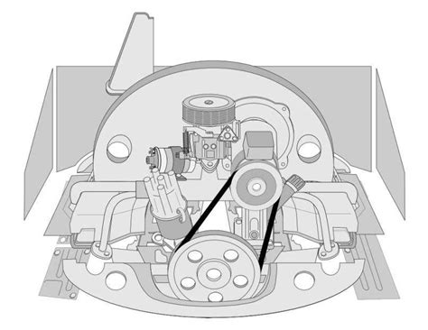 Exploring the Inner Workings of a VW Bug Engine: A Detailed Diagram