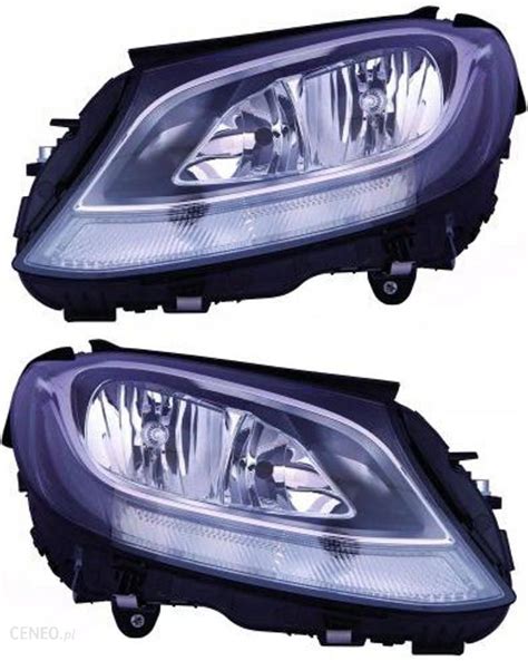 Lampa Przednia Depo Reflektory Led Mercedes Klasa C Kpl Opinie