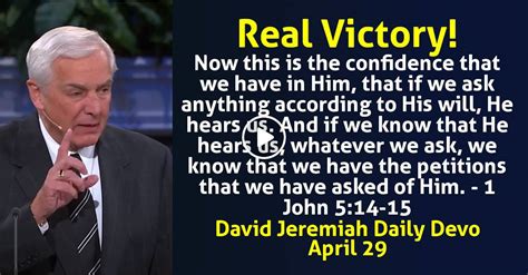 David Jeremiah April 29 2024 Daily Devotional Real Victory